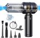 Azomor® Aspirateur à main sans fil portable noir avec aspiration puissante