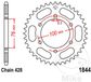 Jt Sprockets Jt Jtr 1844-52 Achtertandwiel Zilver 52t