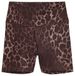 PUMA W TAD Essential Spotted Haze Short Tight - HW 5" Dames Sportlegging - Chocolate Brown