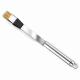 Lacor - 60264 - BBQ kwast van roestvrij staal, grillkwast, ergonomische handgreep, vaatwasmachinebestendig, 44 cm, roestvrij staal