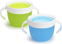 Munchkin 2-delige snackbeker, blauw/groen