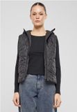 Urban Classics Ladies Super Light Puffer Vest Vest Zwart S Polyester