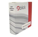 Blik Blick Witte etiketten (9 x 13 mm, dispenserdoos)