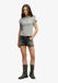 Superdry Athletic Essential T-shirt Dames Grijs Gemêleerd Katoen/Polyester
