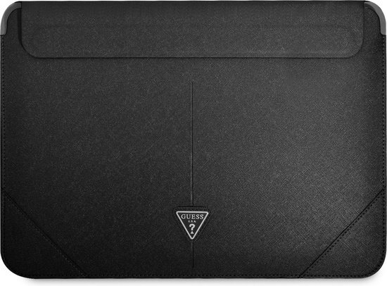 Guess Mouwen GUCS16PSATLK 16" zwart Saffiano Triangle logo