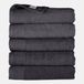 Merkloos / Sans marque The One Towelling Badhanddoek - 70x140 cm - 5 stuks - Hotelkwaliteit - 450 g/m² - 100% Gekamd katoen - Antraciet