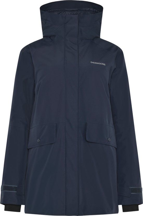 Didriksons TUVA WNS PARKA Dames Outdoorjas - Dark Night Blue
