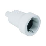 Witte tweepolige luchtbasis met TTL, 16 A, 250 V