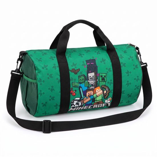 4KidsOnly Minecraft - Sporttas - 38-22-18cm