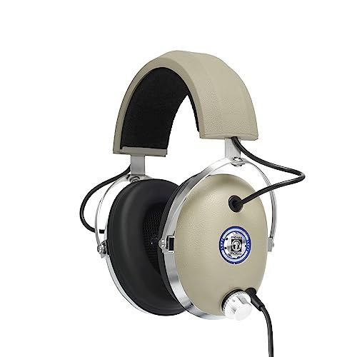 Koss Pro4AA Beige Closed Headphones with Spiral Cable and Microphone