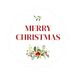 Mopec NX13.3 5 vellen met elk 24 Merry Christmas-stickers, in totaal 120 etiketten, meerkleurig, 4,6 x 4,6 x 0,1 cm