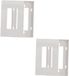 Wan GmbH Plaque murale - Plaque de prise - Bureau Hôtel - Montage sans vis - 12 x 7,5 cm - Blanc