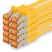 1aTTack.de 10 Gb/s LAN-patchkabel 10x 3.0m RJ45 netwerkkabel CAT7 - geel