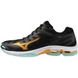 Mizuno Wave Voltage 2 Heren Volleybalschoenen Zwart/Oranje/Lichtgroen Maat 40