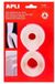 Apli Kids Apli Klittenband Wit - b:2 cm - l: 2 x 100 cm