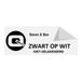 Sneltoner Brother MK221 - 8m zwart op wit / niet-gelamineerd tape / 9mm (huismerk)