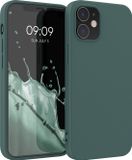 kwmobile telefoonhoesje geschikt voor Apple iPhone 12 / iPhone 12 Pro - Back cover in blauwgroen