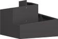 vidaXL Plantenbak Zwart 60 x 60 x 50 cm Koudgewalst staal
