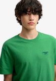 Superdry Essential Serif Logo T-shirt Heren L Tuingroen gemêleerd/blauw