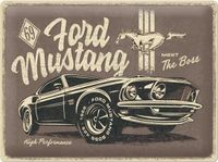 Nostalgic Art Merchandising Wandbord - Ford Mustang The Boss