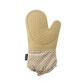 Koala Spain Omgevingshandschoen met dubbele siliconen, hittebestendig, gestippeld, beige, gerecycled katoen