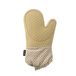 Koala Spain Omgevingshandschoen met dubbele siliconen, hittebestendig, gestippeld, beige, gerecycled katoen