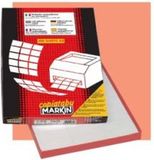 Markin 210C576, Wit, Laser/inkjet, 70 g/m², 101x48 mm, 1200 stuk(s), 100 vel
