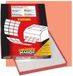 Markin 210C576, Wit, Laser/inkjet, 70 g/m², 101x48 mm, 1200 stuk(s), 100 vel