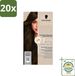 Schwarzkopf 20 x Crème Suprême Coloration Cheveux 4-0 Brun Foncé Naturel 245g