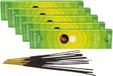 Satya Nag Champa bâtonnets d'encens - 5x paquet de 12 pièces - Sai Mahima Méditation - 15 gramme - bâtonnets d'encens - Parfum sucré - Apaisant