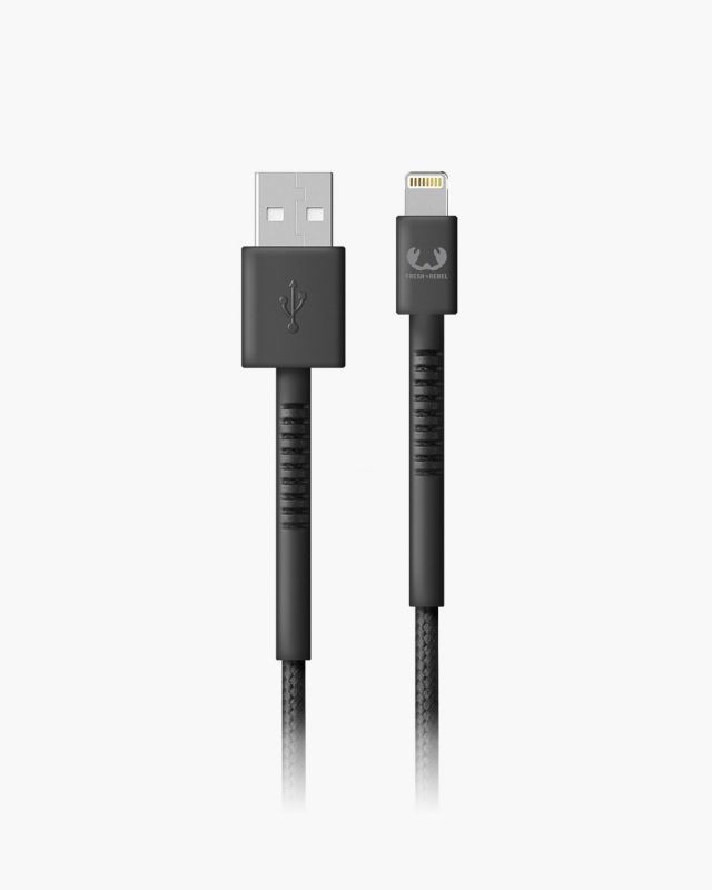 Fresh 'n Rebel USB-A naar Lightning Kabel - 2m - Grijs