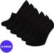 Apollo Sport Chaussettes Unisexe Noir 42-47 6-Pack