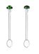 Ichendorf Milano Set van 2 groene paddenstoellepels | collectie Alice | H 15 cm | borosilicaatglas | handgemaakt