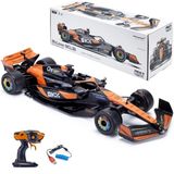 McLaren F1 RC Car MCL38 Leeftijd 3+ (schaal 1:14) 2,4 GHz officieel gelicentieerd racespeelgoed - Lando Norris & Oscar Piastri | Formule 1-schijf om te overleven | Inclusief oplaadbare batterij en