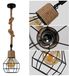 StarTech Vintage hanglamp in de vorm van een vogelkooi - Model A2006 - Geometrisch gevlochten lampenkap - 1 lichtpunt - E27 fitting - Exclusief lamp - IJzeren afwerking