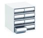 Treston 0840-3 Unité de bacs avec 8 tiroirs de magasin - Gris