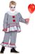 Wilbers & Wilbers Clown Halloween Kostuum Kinderen Unisex Grijs Polyester Maat 176