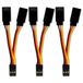 VUNIVERSUM 3 pièces 10 cm Câble d'extension Servo Y Premium