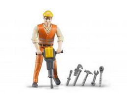 Bruder 60020 - Speelgoedfiguren kinderen - Oranje