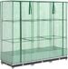 vidaXL Plantenbak verhoogd met kashoes 120x40x123 cm rattanlook