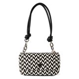 GUESS Tessi Flap Shoulder Bag Black Multi
