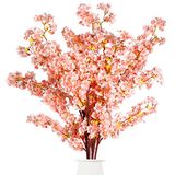 Sggvecsy Kersenbloesem Takken Pruimenbloesem Kunstbloemen Takken 75 cm Takken Bloemen Boomstengels voor Thuis Bruiloft Party Decor (3 stuks, roze)