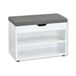 Kesper Schoenenkast Met Zitkussen, Materiaal: Hardboard, Afmetingen: B60 x H45 cm x L30 cm, Kleur: Wit 15914 13