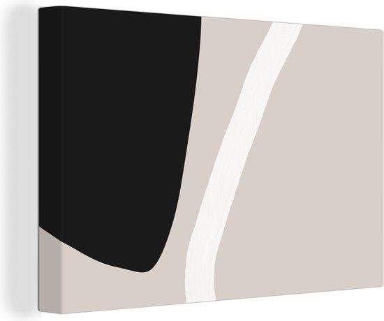 OneMillionCanvasses Canvas schilderij 180x120 cm - Pastel Minimalisme - Muurdecoratie woonkamer
