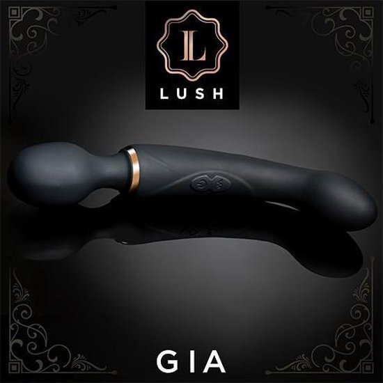 Lush Gia Dubbele Vibrator - Zwart