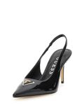 GUESS Nassir Sling Back hoge hakken voor dames, zwart.