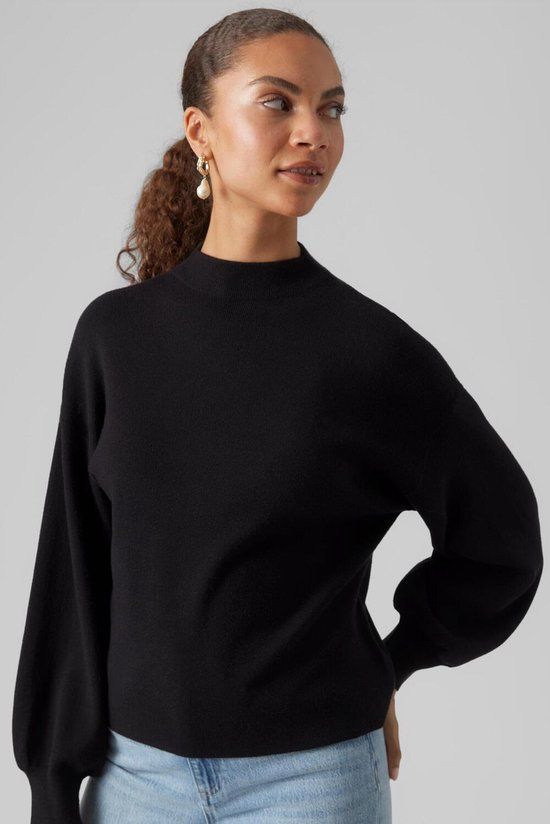 Vero Moda VMNANCY Trui - Zwart - Maat M