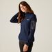 Regatta Jas Hiking Dames Fitted Zippered Pocket Aldean Softshell Blauw