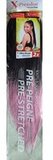 X-PRESSION Ultra Braid Pre-Stretched T1B/VINTAGE ROSE 150cm - ZWART/ ROZE