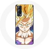 Maniacase Etui voor Vivo Y72 Manga Dragon Ball Sangoku Yellow